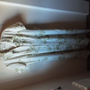Floral Garden Party Button-Up Maxi Dress